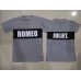 Romeo Bold - Baju / Kaos / Oblong / Couple / Pasangan / Kombinasi / Katun Combed