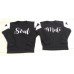 Sweater Soulmate Arm Black White - Mantel / Busana / Fashion / Couple / Pasangan / Babyterry / Sporty