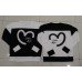 Sweater True Love Black White - Mantel / Busana / Fashion / Couple / Pasangan / Babyterry / Sporty