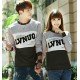 Sweater LVNUO New Abu Hitam - Sweater Couple / Fashion / Supplier / Grosir