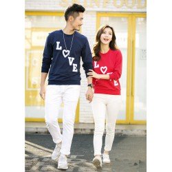 Sweater Love Susun - Sweater Couple / Supplier Couple / Pasangan / Fashion Couple