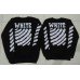 Sweater Off White Putih - Sweater Couple / Supplier Couple / Pasangan / Fashion Couple